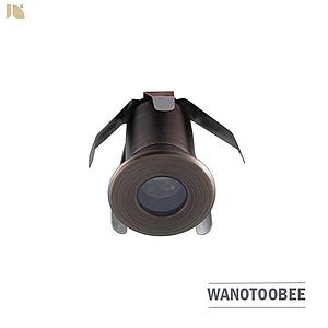 Wanotoobee Mini Fixed Recessed Round Downlight D2381 | Bronze 